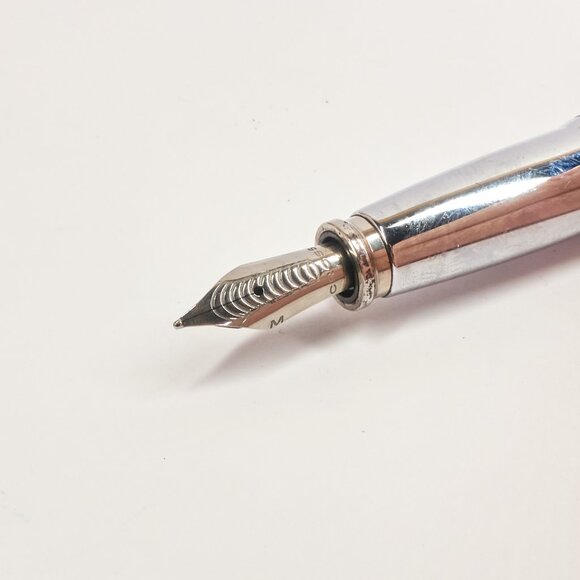 Cross Blue Lacquer Fountain Pen / Made in USA / Smooth Writer - Picture 5 of 10